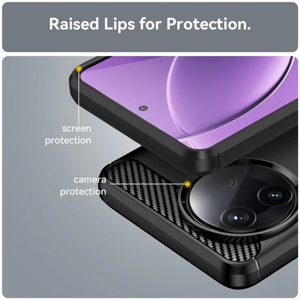 Techsuit - Carbon Silicone - Xiaomi Poco F7 Pro - Black