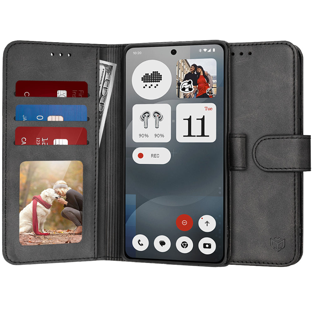 Techsuit - Diary Book - Nothing Phone (3a) - Black