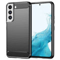 Techsuit - Carbon Silicone - Samsung Galaxy S22 - Black
