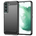 TechSuit Husa de protectie Techsuit Carbon Silicone compatibil cu Samsung Galaxy S22 Plus, Negru