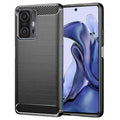 Techsuit - Carbon Silicone - Xiaomi 11T / 11T Pro - Black