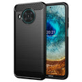 TechSuit Husa de protectie Techsuit Carbon Silicone compatibil cu Nokia X10 / X20, Negru