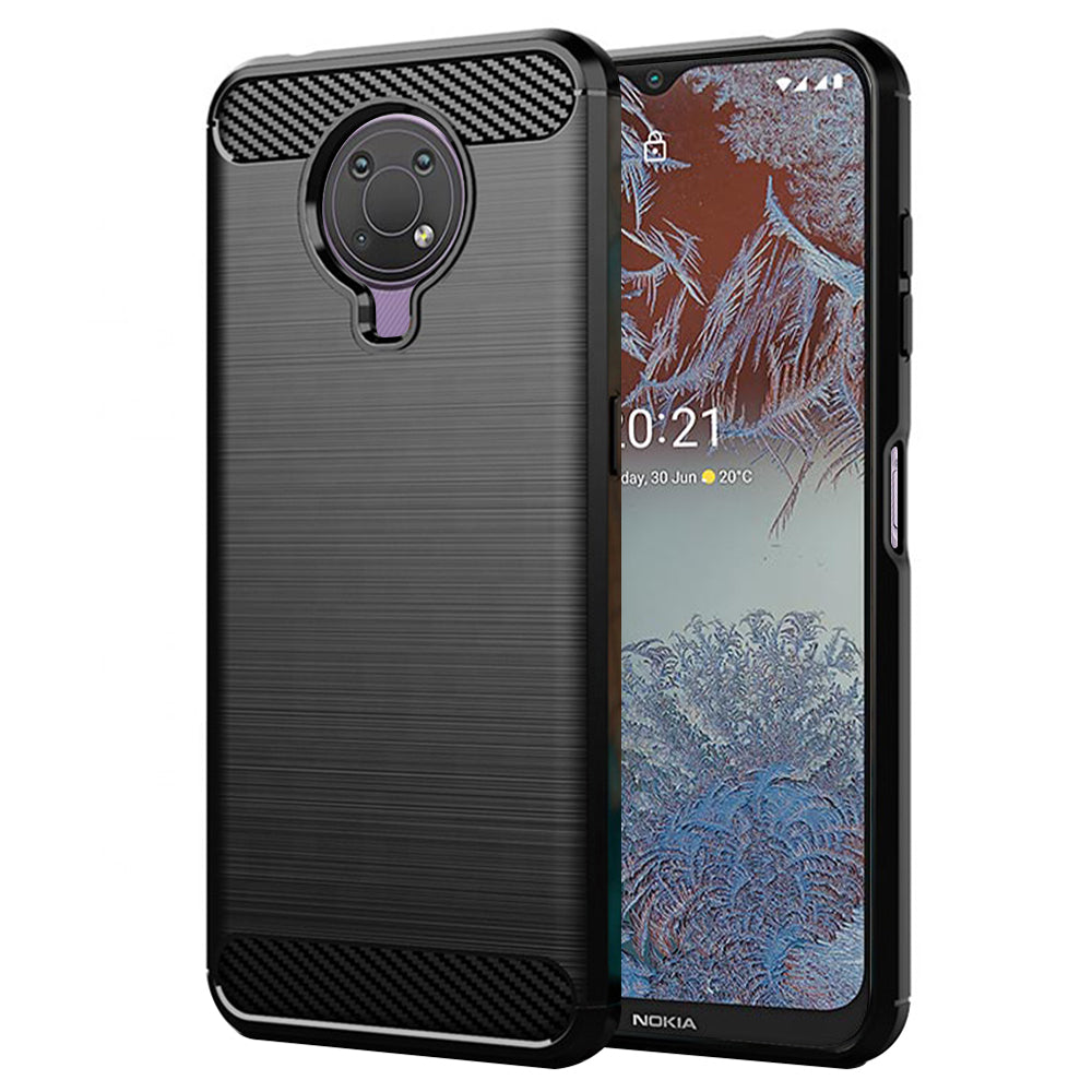 TechSuit Husa de protectie Techsuit Carbon Silicone compatibil cu Nokia G10 / G20, Negru