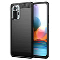 Techsuit - Carbon Silicone - Xiaomi Redmi Note 10 Pro / Note 10 Pro Max - Black