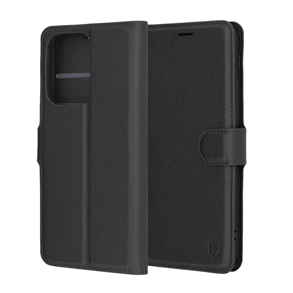Techsuit - Leather Folio - Oppo Reno13 Pro - Black
