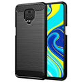 Techsuit - Carbon Silicone - Xiaomi Redmi Note 9S / Redmi Note 9 Pro / Note 9 Pro Max - Black