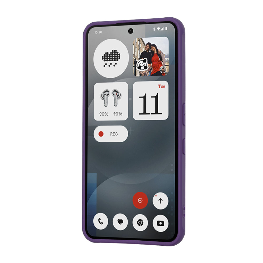 Techsuit - HaloFrost MagSafe Series - Nothing Phone (3a) - Deep Purple