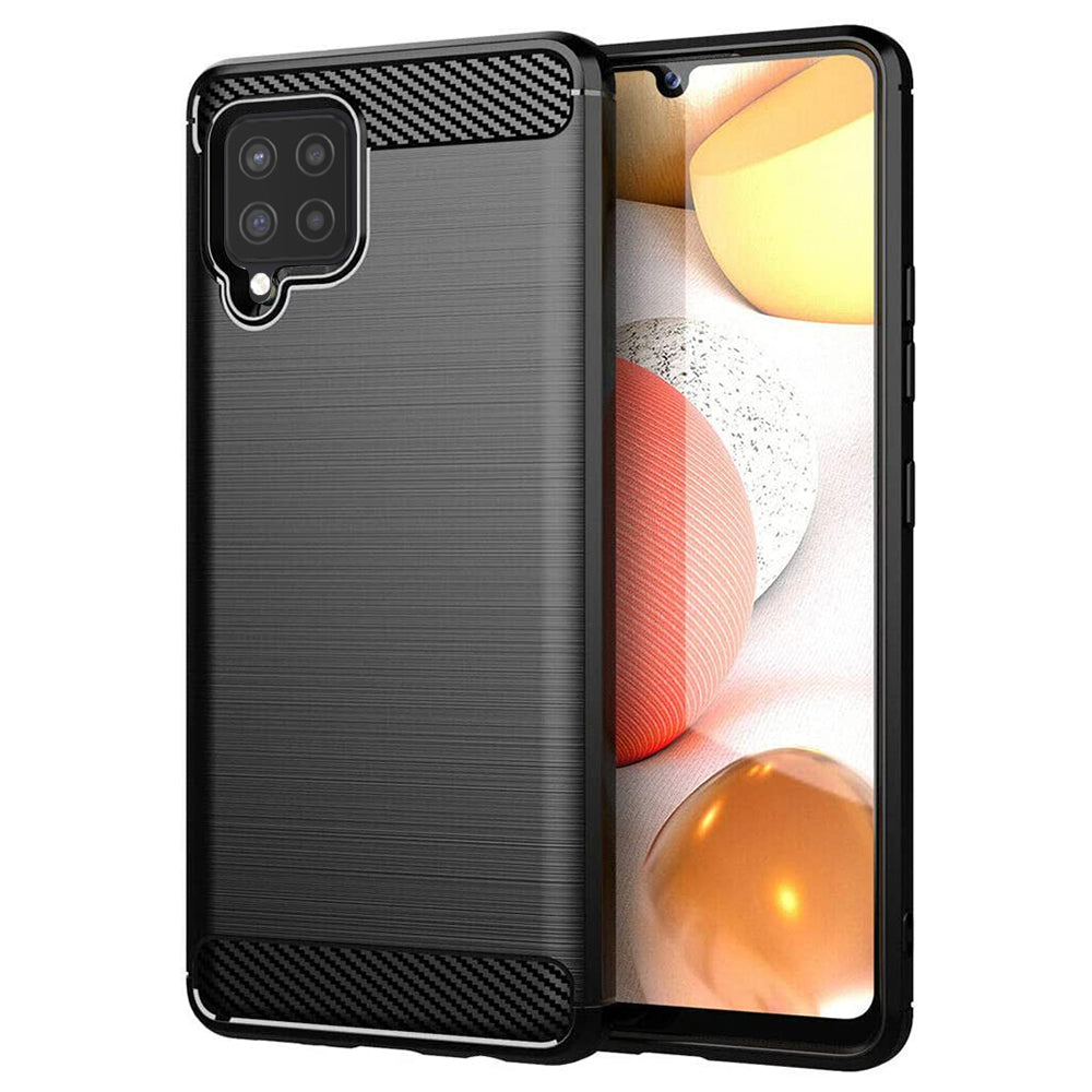 TechSuit - Carbon Silicone - Samsung Galaxy A42 5G - Black