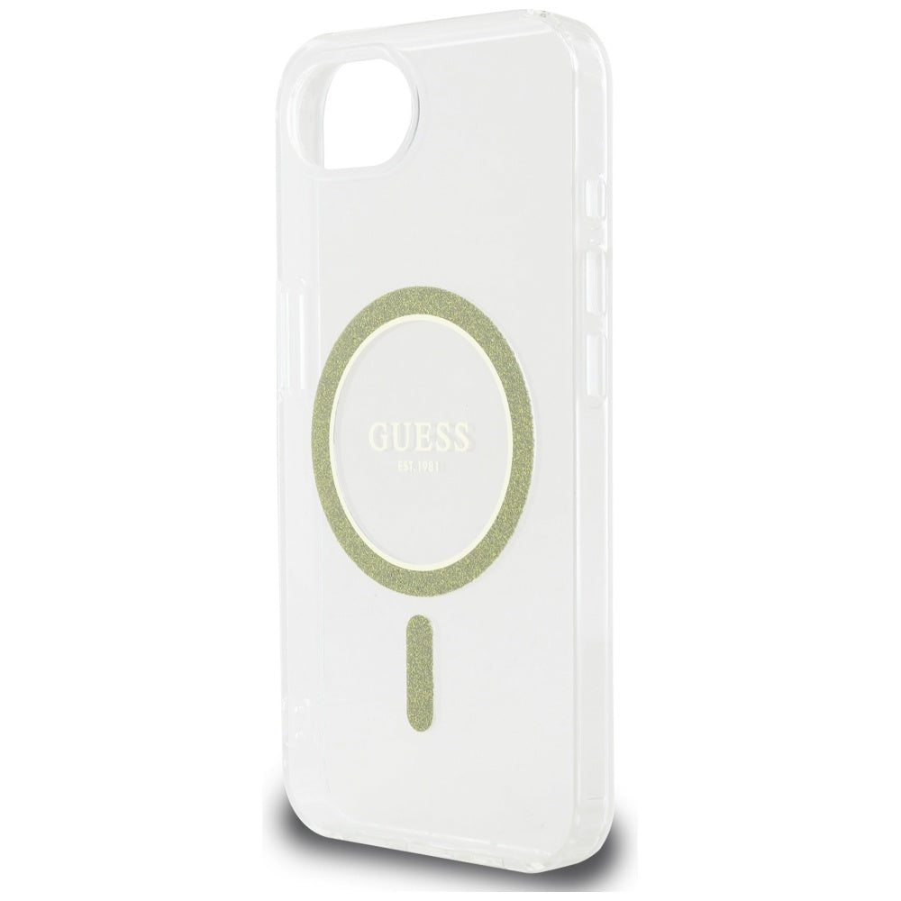 Guess - IML Glitter Circle MagSafe (GUHMPSE4HFGERET) - iPhone 16e / iPhone 17e - Clear