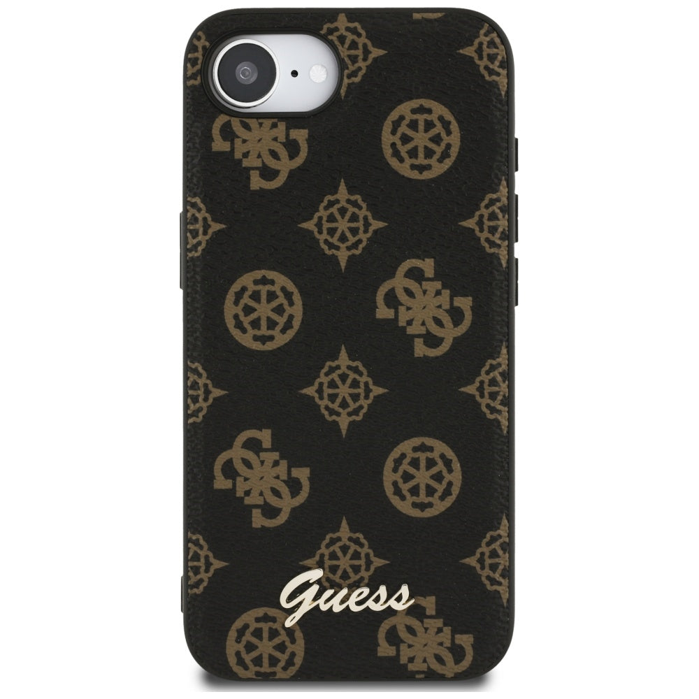 Guess - Peony Script MagSafe (GUHMPSE4PGPYSK) - iPhone 16e / iPhone 17e - Black