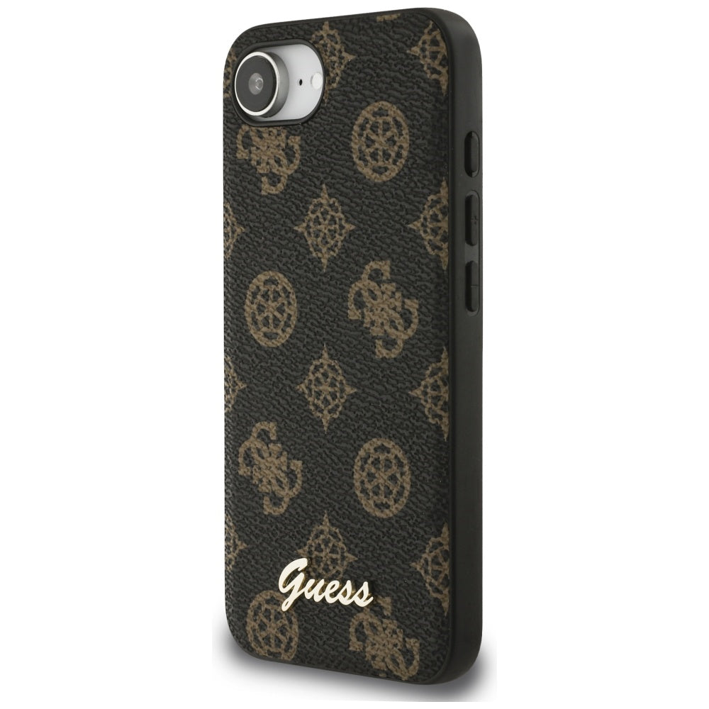 Guess - Peony Script MagSafe (GUHMPSE4PGPYSK) - iPhone 16e / iPhone 17e - Black