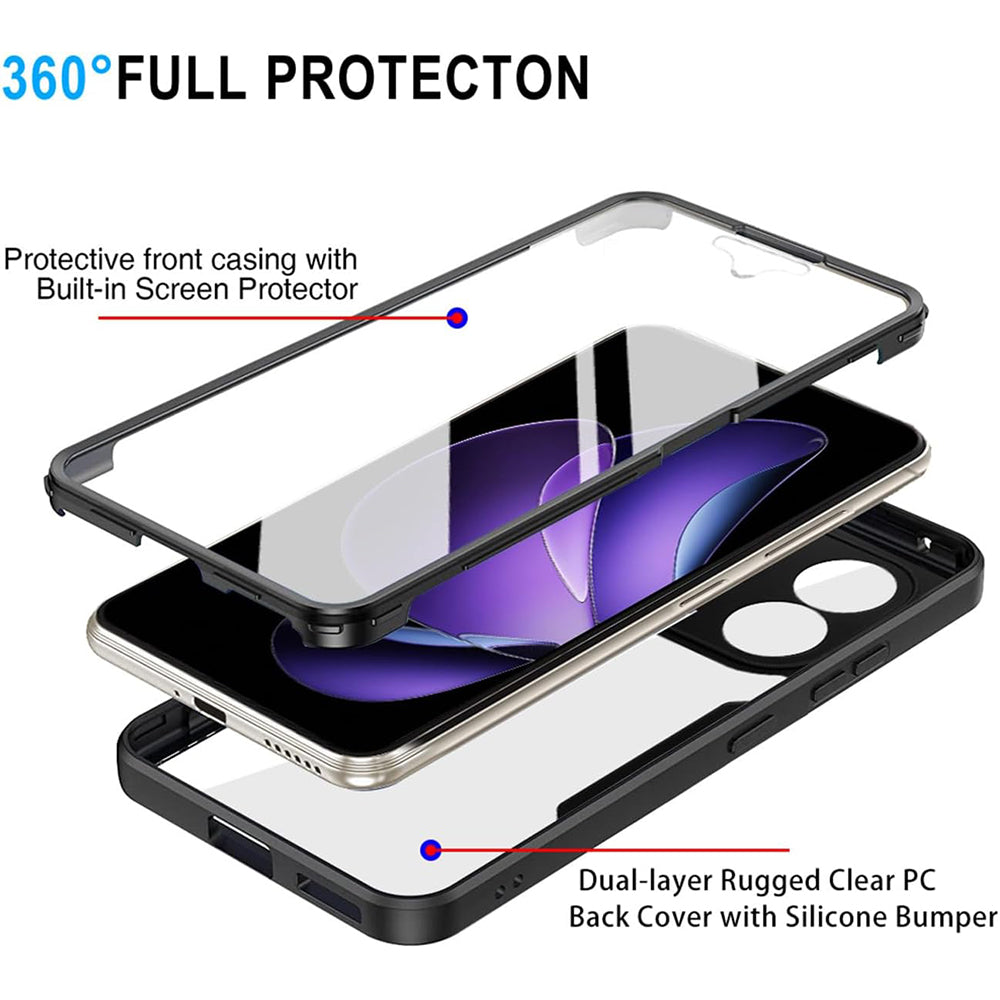 Techsuit - ColorVerse 360 Series + Screen Protector - Oppo Reno13 F 4G / Reno13 F 5G / Reno13 FS 5G - Pink