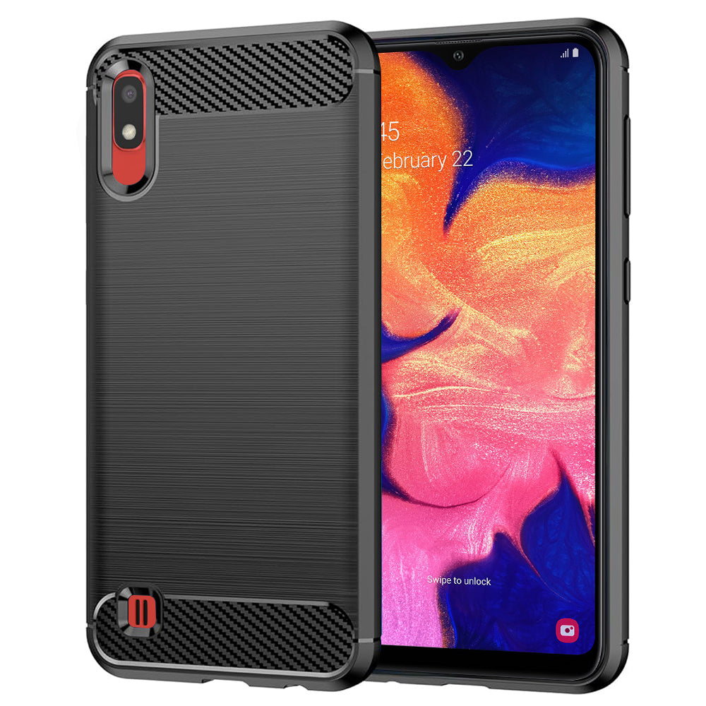 Techsuit - Carbon Silicone - Samsung Galaxy A10 / M10 - Black