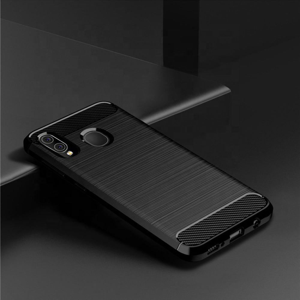 Techsuit - Carbon Silicone - Samsung Galaxy A10 / M10 - Black