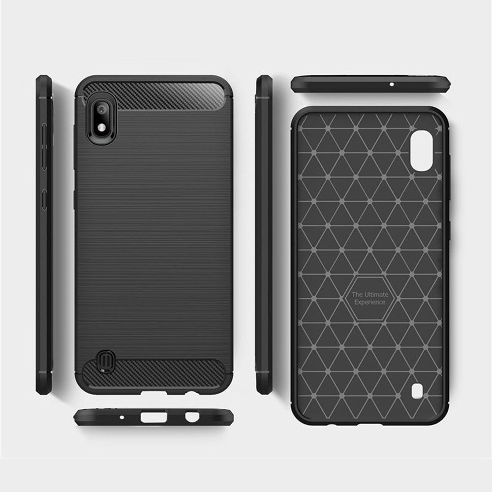 Techsuit - Carbon Silicone - Samsung Galaxy A10 / M10 - Black