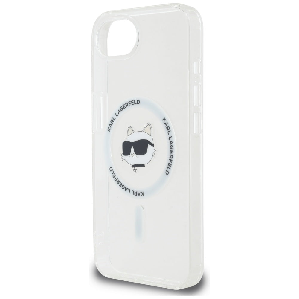 Karl Lagerfeld - IML MagSafe (KLHMPSE4HLSCHH) - iPhone 16e / iPhone 17e - White Choupette`s Head