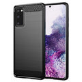 Techsuit - Carbon Silicone - Samsung Galaxy S20 4G / S20 5G - Black