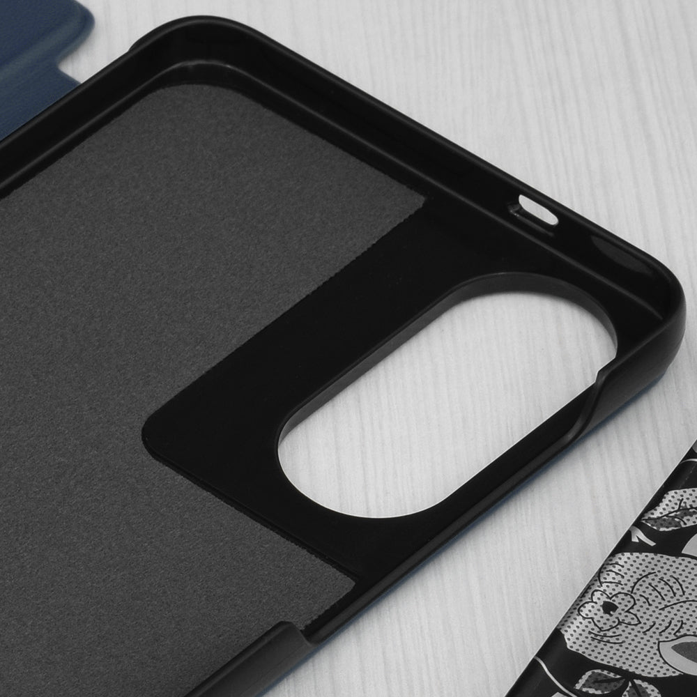 Techsuit - eFold Series - Samsung Galaxy S25 Edge - Dark Blue