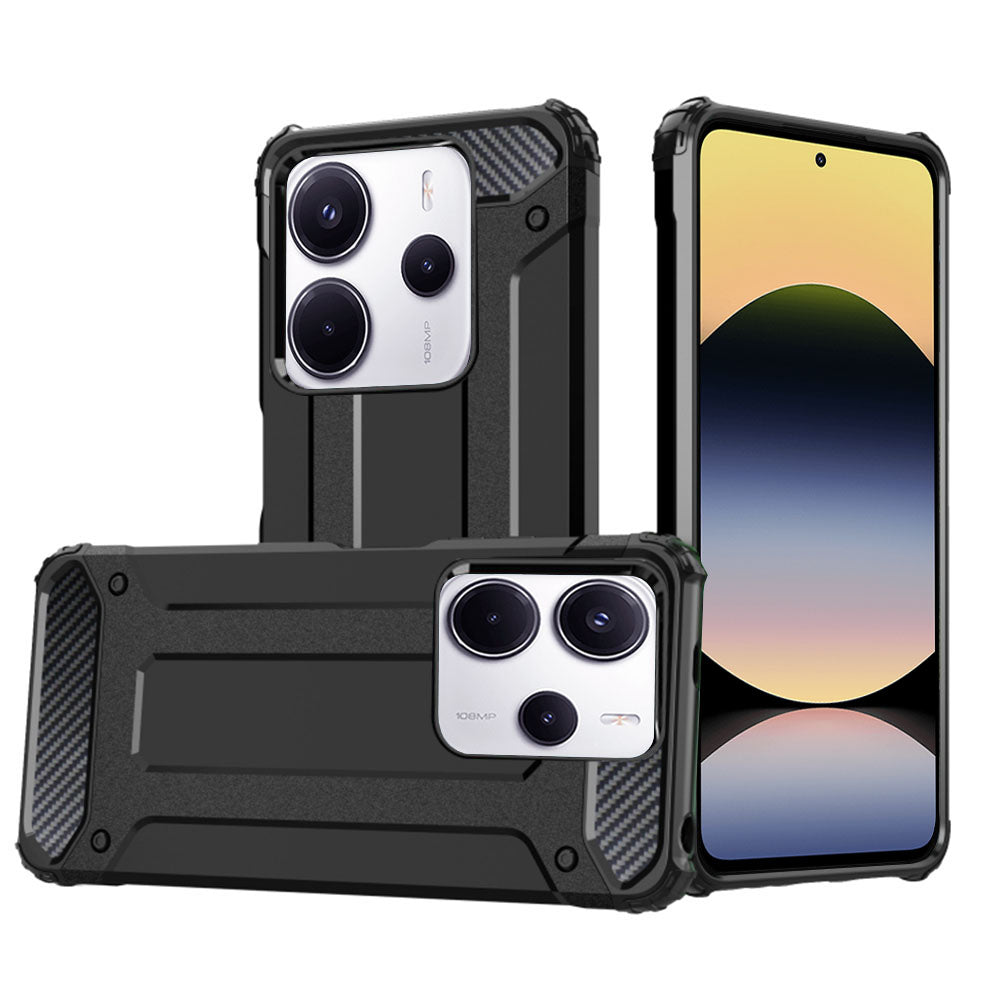 Techsuit - Hybrid Armor - Xiaomi Redmi Note 14 4G (Standard) - Black