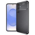 Techsuit - CarbonFiber - Samsung Galaxy S25 - Black