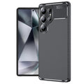 Techsuit - CarbonFiber - Samsung Galaxy S25 Ultra - Black