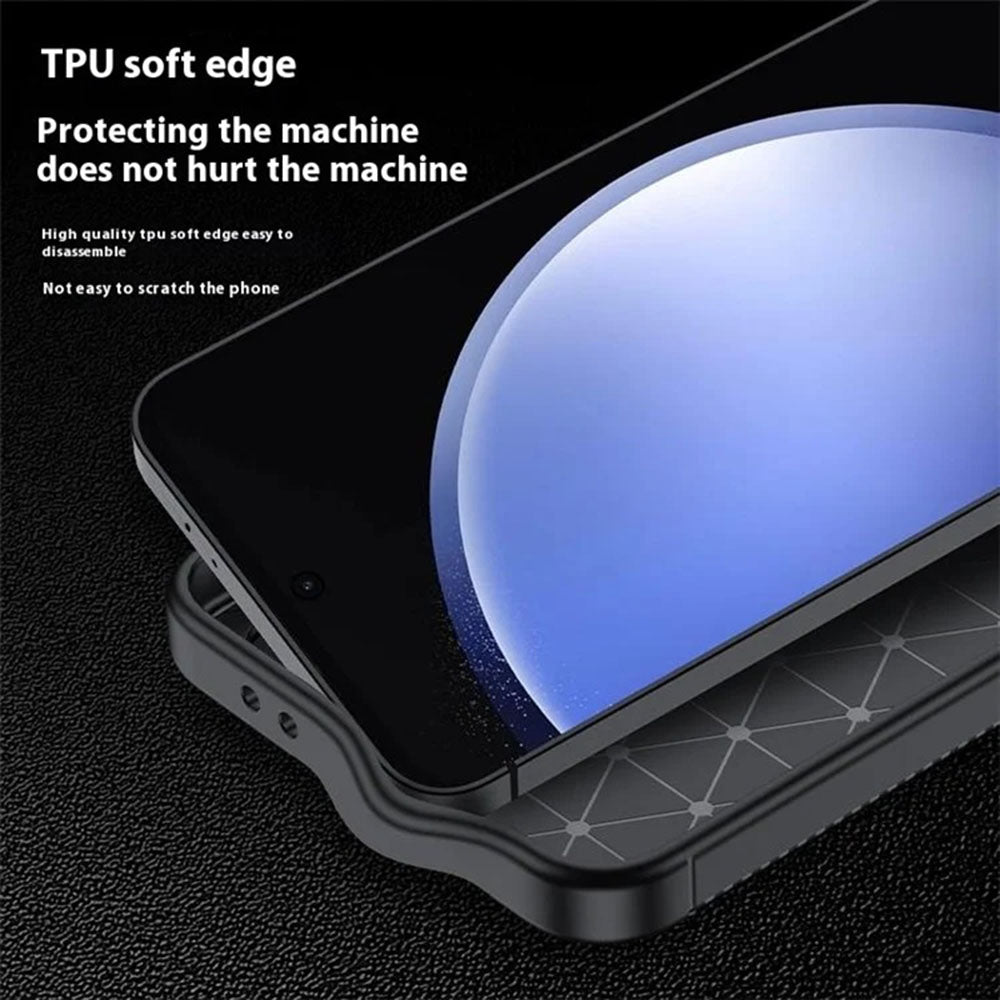 Techsuit - CarbonFiber - Samsung Galaxy S24 FE - Black