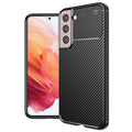 Techsuit - CarbonFiber - Samsung Galaxy S21 5G - Black