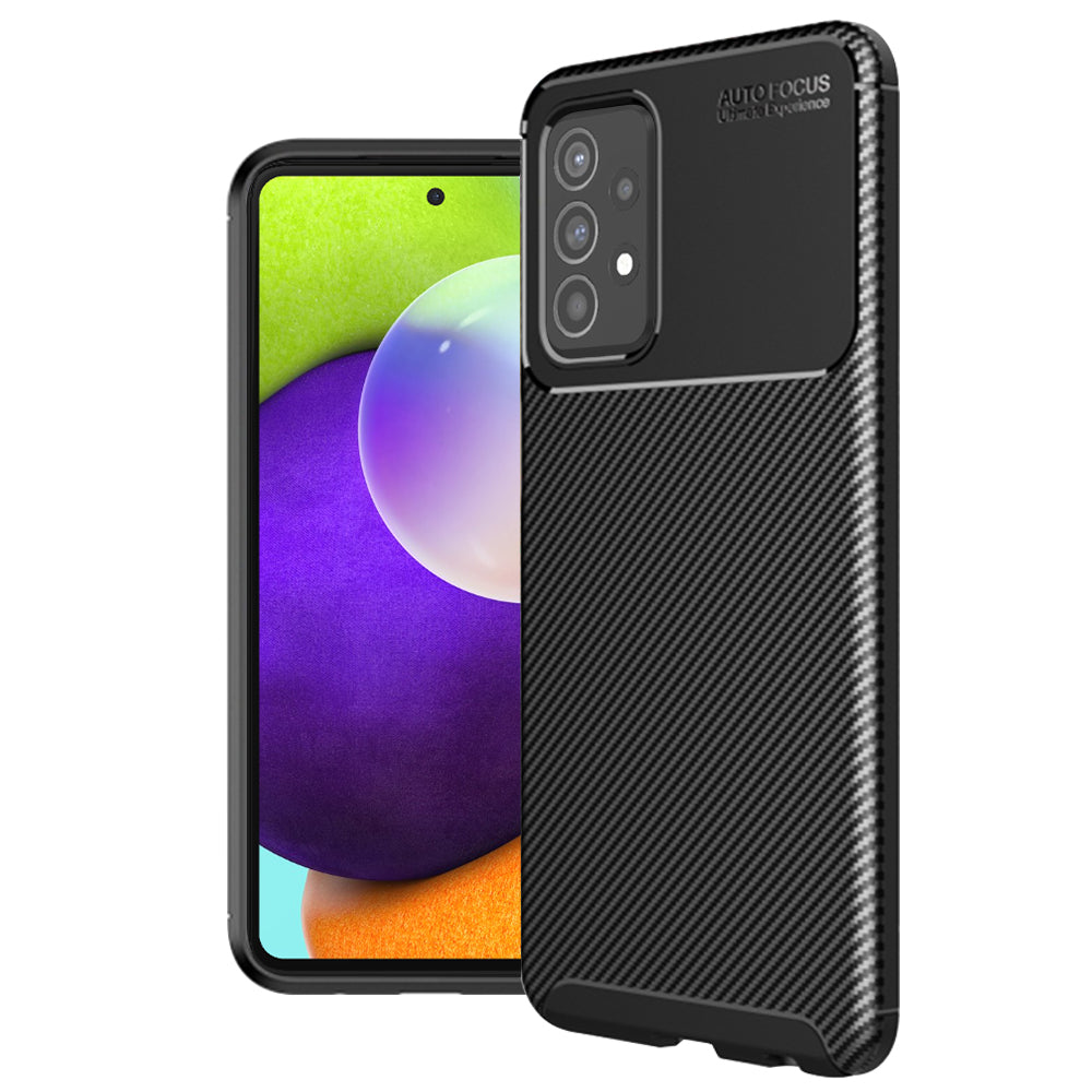 Techsuit - CarbonFiber - Samsung Galaxy A52 4G / A52 5G / A52s 5G - Black
