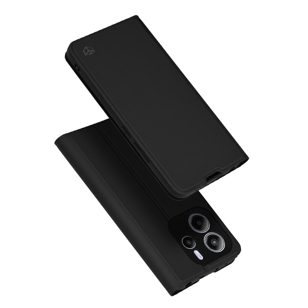 Techsuit - Magskin Book - Xiaomi Redmi Note 14 4G (Regional) - Black