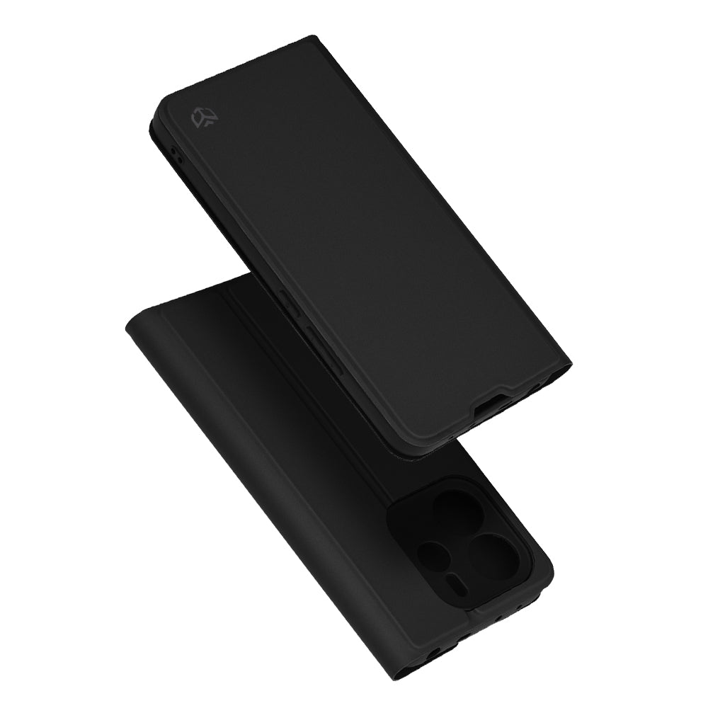 Techsuit - Magskin Book - Xiaomi Redmi Note 14 4G (Regional) - Black