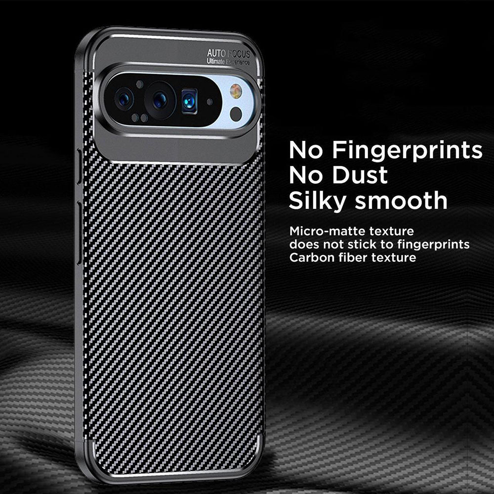 Techsuit - CarbonFiber - Google Pixel 9 Pro - Black