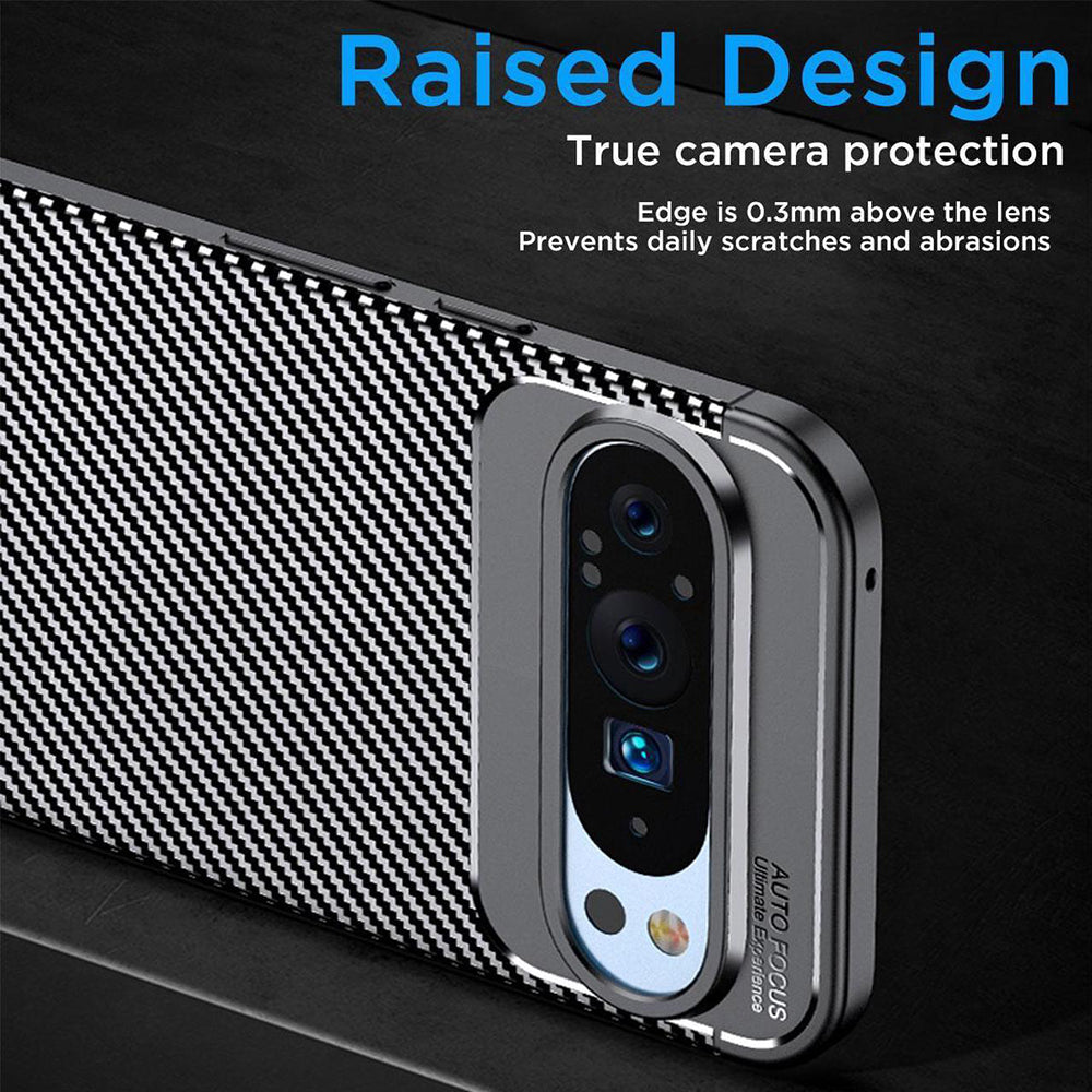 Techsuit - CarbonFiber - Google Pixel 9 Pro - Black