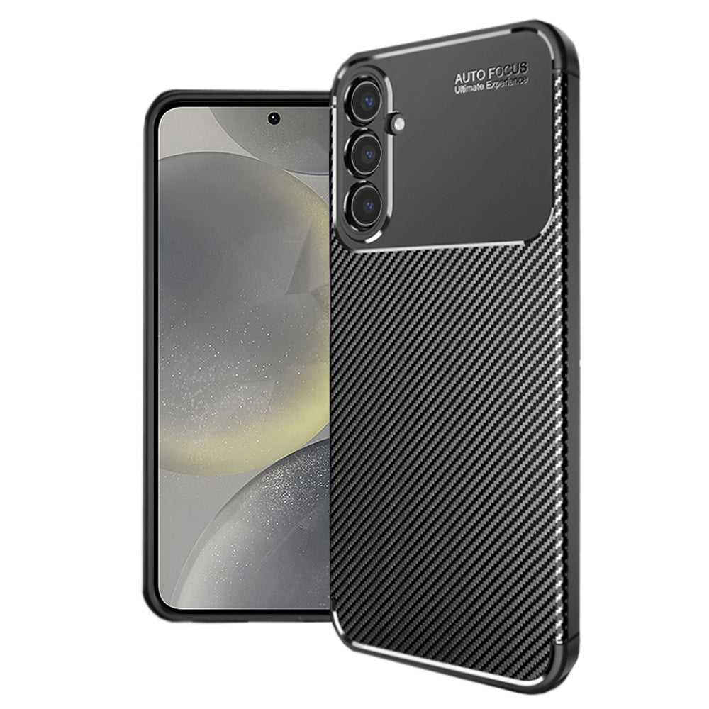 Techsuit - CarbonFiber - Samsung Galaxy S24 - Black
