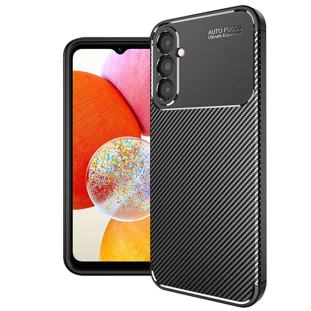 TechSuit Husa de protectie Techsuit CarbonFiber compatibil cu Samsung Galaxy A14 4G / A14 5G, Negru