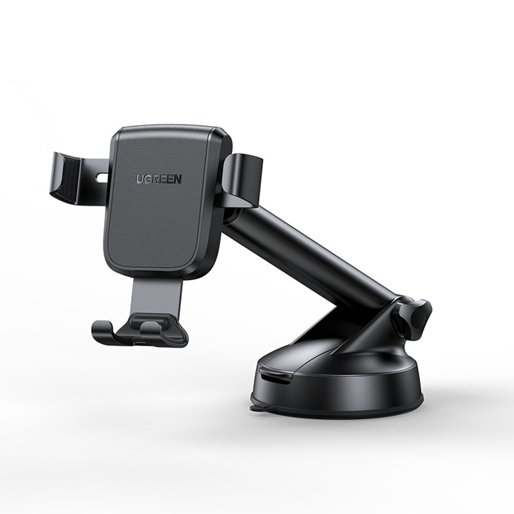 Ugreen - Gravity Phone Holder LP200 (60990B) - for Dashboard, Suction Cup, Telescopic Arm, 360°, for 4.7" - 7" Phones - 