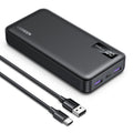 Ugreen - Power Bank PB312 (25683) - Fast Charging, Digital Display, 20000mAh, 2x USB, 2x Type-C, PD3.0, 5V/3A - Black