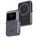 Ugreen - Wireless Power Bank Uno PB572 (45327) - MagSafe, Fast Charge, TFT Display, Stand, 10000mAh, USB-C, 20W, 5V/3A -