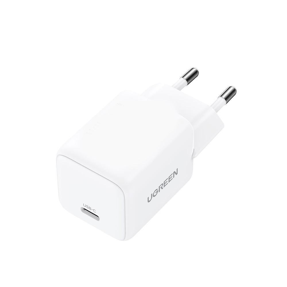 Ugreen - Wall Charger X512 (55554) - USB-C, GaN, Fast Charging, 20W, PD3.0, QC4, 3A - White