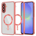 TechSuit Husa de protectie Techsuit Luxury Crystal MagSafe compatibil cu Samsung Galaxy A36 5G / A56 5G, Rosu