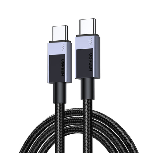Ugreen - Data Cable L512 (45065) - USB-C to Type-C, Fast Charging, PD100W, 5A, 480Mbps, 3m - Space Gray