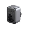 Ugreen - Wall Charger CD314 (90613) - Outlet Extender, Fast Charge, 2x USB, Type-C, AC, 3680W, 13A, PD30W, 3A, QC4+ - Bl