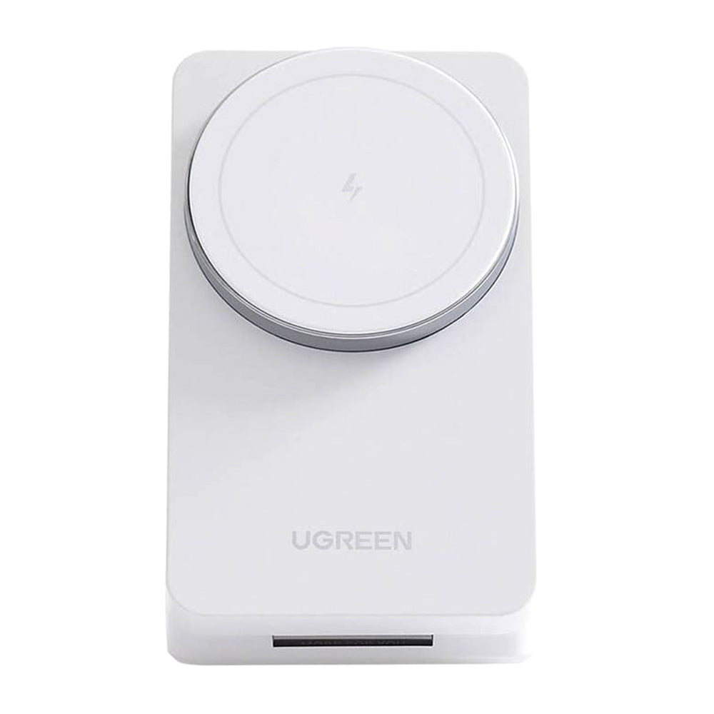 Ugreen - Wireless Charger W528 (45055) - 2in1, for iPhone, AirPods, MagSafe, USB-C, Foldable, 20W, 3A, Qi2- White