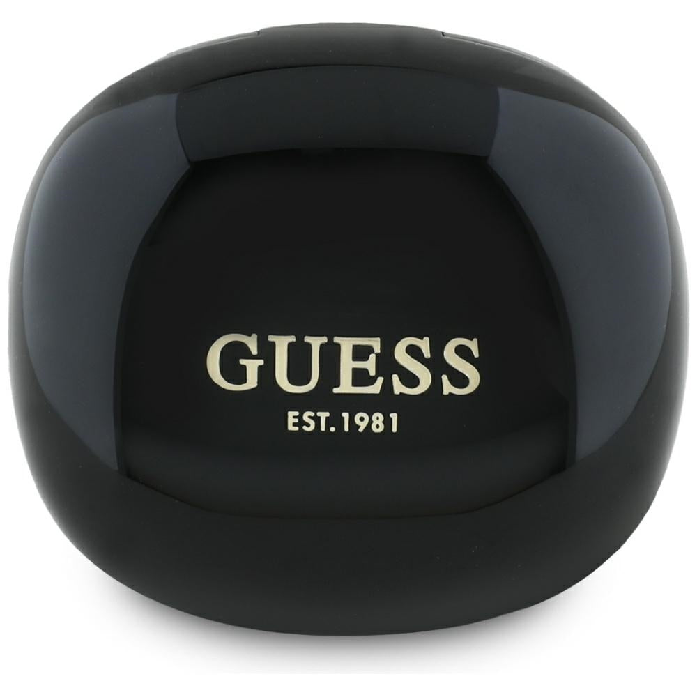 Guess - Wireless Earbuds Flat Classic Logo Electroplated (GUTWST7FCEEK) - Bluetooth 5.4, TWS, Microphone, 300mAh - Black