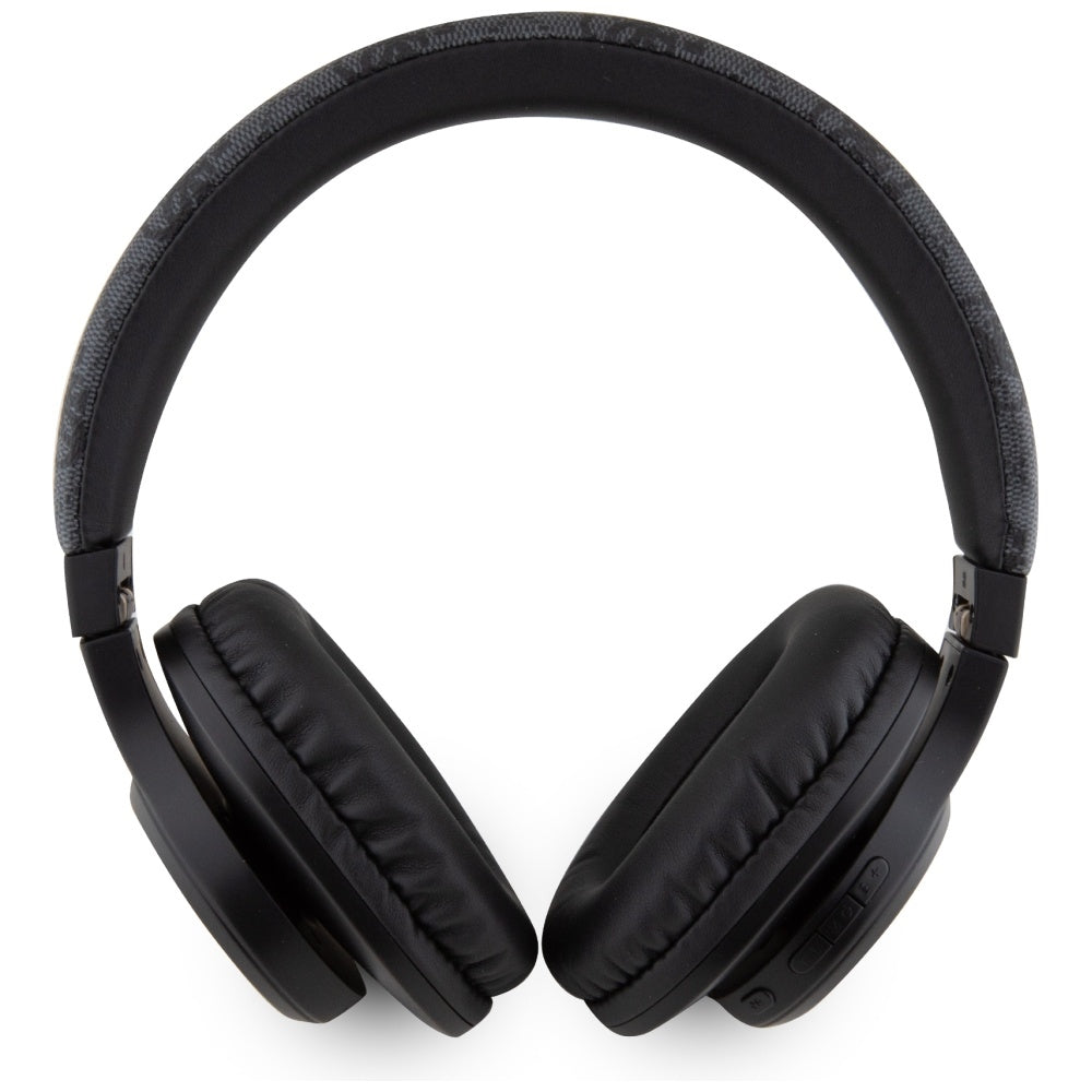 Guess - Wireless Headphones 4G Tone on Tone Script Logo (GUBH604FEMK) - Bluetooth 5.3, USB-C, Over-ear, 300mAh - Black