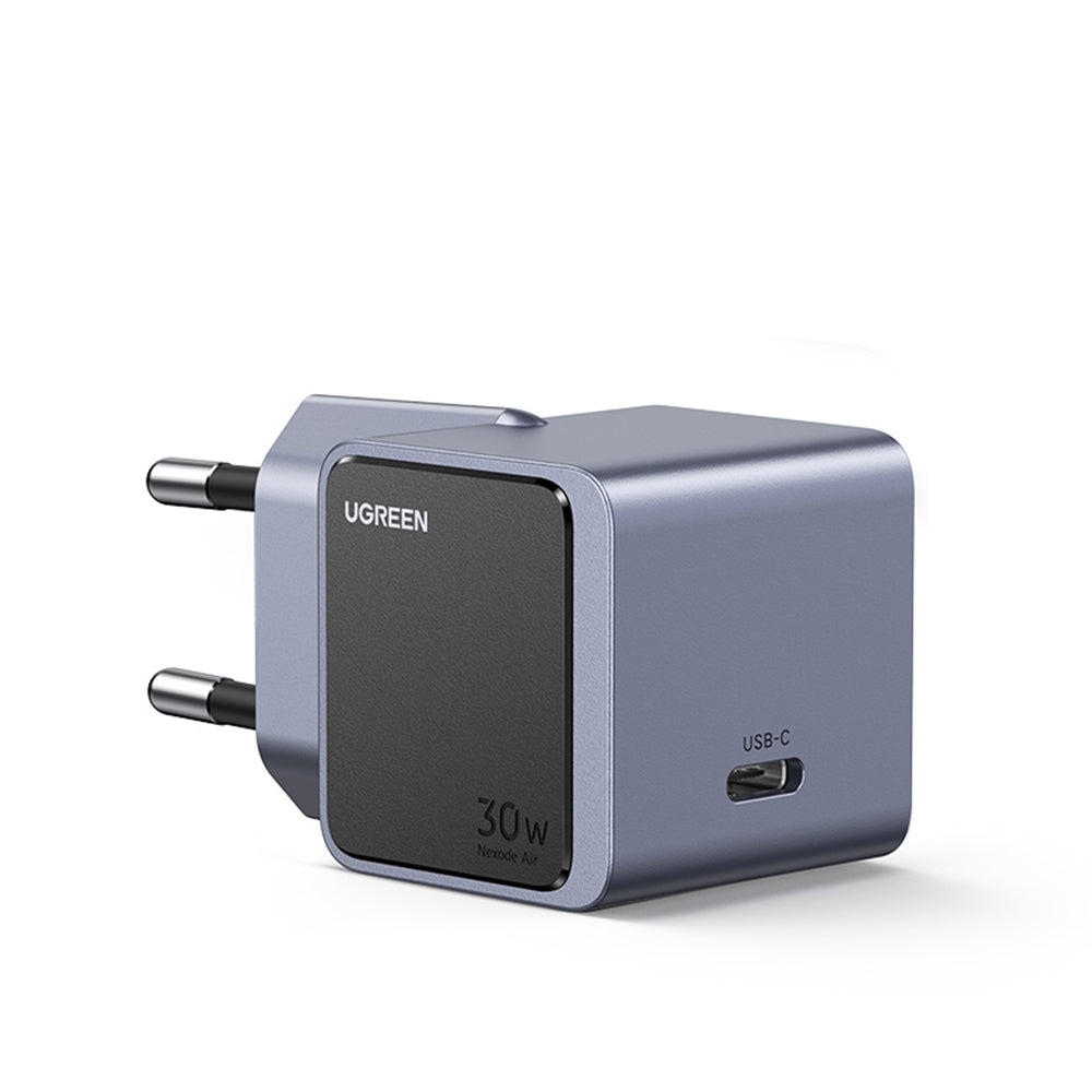 Ugreen - Wall Charger Nexode S X503 (35041) - Type-C, GaN, Fast Charging, 30W, 3A, PD3.0, QC4.0+ - Grey