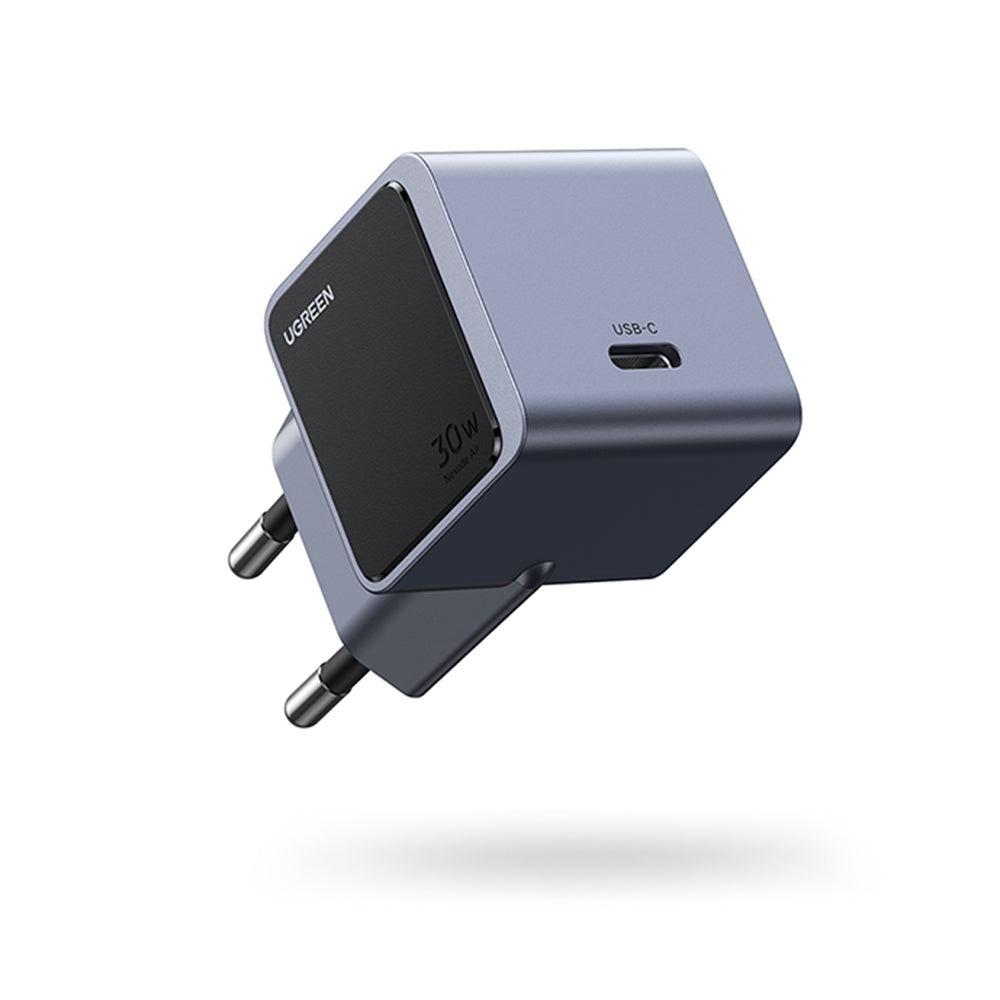 Ugreen - Wall Charger Nexode S X503 (35041) - Type-C, GaN, Fast Charging, 30W, 3A, PD3.0, QC4.0+ - Grey