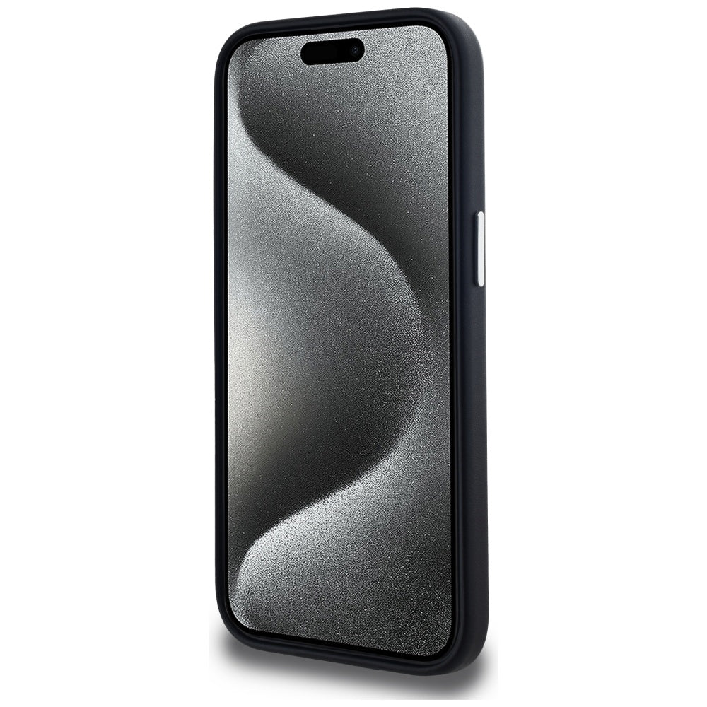 Karl Lagerfeld - Leather MagSafe (KLHMP15SPGMSRPK) - iPhone 15 - FW Metal Plate