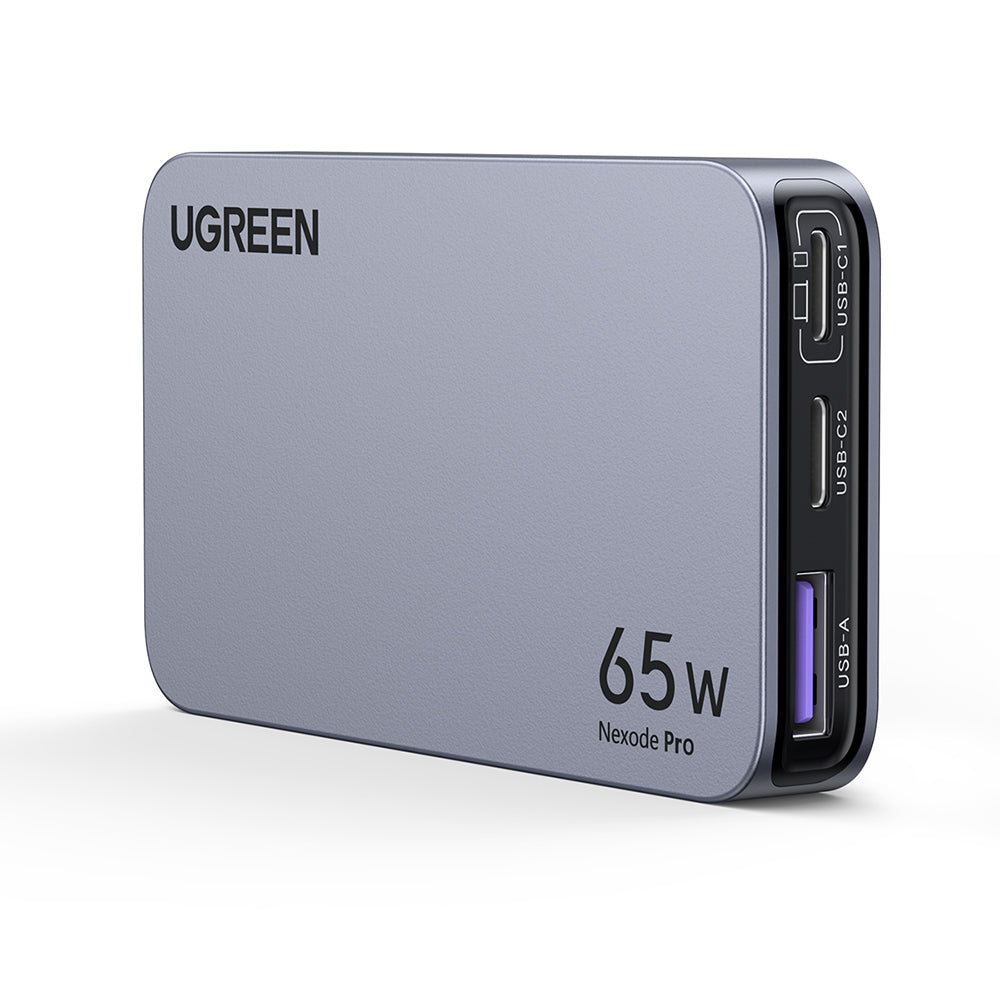 Ugreen - Wall Charger Nexode Pro X753 (25356) - GaN, Fast Charging, Ultra-Slim, USB, 2x Type-C, 65W, 3A, PD3.0, QC4.0+ -
