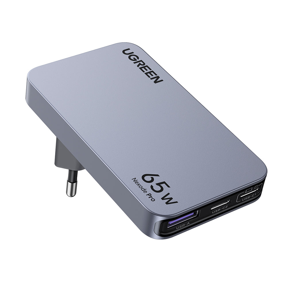 Ugreen - Wall Charger Nexode Pro X753 (25356) - GaN, Fast Charging, Ultra-Slim, USB, 2x Type-C, 65W, 3A, PD3.0, QC4.0+ -