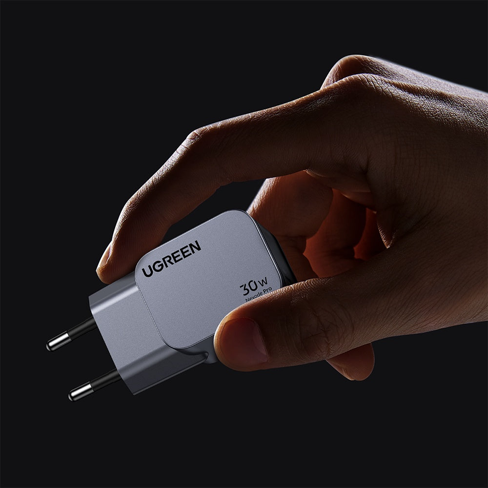 Ugreen - Wall Charger Nexode Pro X703 (35006) - Type-C, GaN, Fast Charging, 30W, 3A, PD3.0, QC4.0+ - Grey